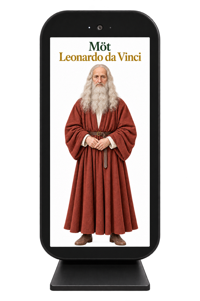 Leonardo da Vinci – I liten Holobox