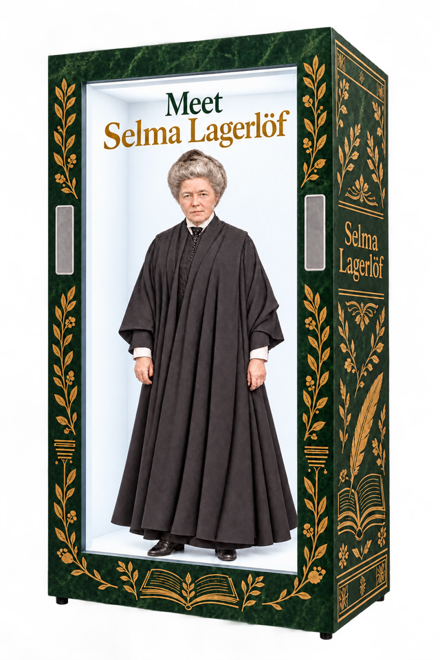 Selma Lagerlöf – In a large Holobox