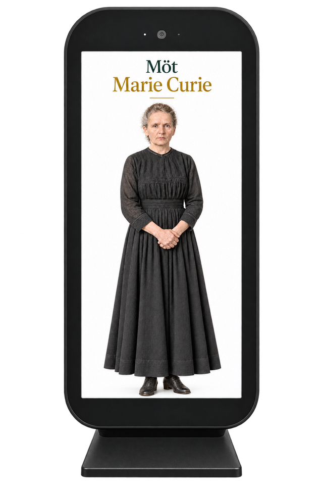 Marie Curie – I liten Holobox